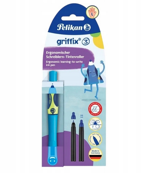 Pióro kulkowe Griffix  Neon Fresh Blue BL  L 820479 Pelikan Herlitz 400195785